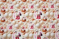 Baumwolljersey Digital Kleine Störche