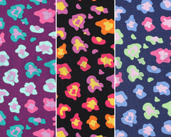 Baumwolljersey Digital Glitter Animal Skin