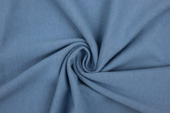 Reststück: 1,10m Baumwolljersey uni jeansblau