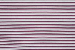 Baumwolljersey Parade Streifen - aubergine/hellgrau/weiß