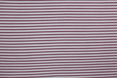 Baumwolljersey Parade Streifen - aubergine/hellgrau/weiß