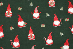Baumwolljersey Weihnachtswichtel
