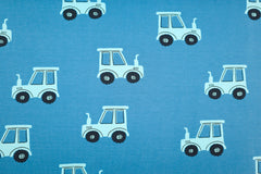 Baumwolljersey Blue Traktor