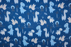 Baumwolljersey Cute Dino