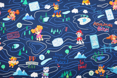 Lizenz Baumwolljersey Paw Patrol Travel Crew