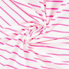 French Terry Light Neon Stripes