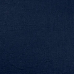 Reststück: 1,70m- Musselin uni dunkeljeansblau
