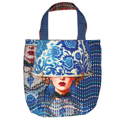 Canvas Taschenpanel Wendetasche - Baroque Bloom