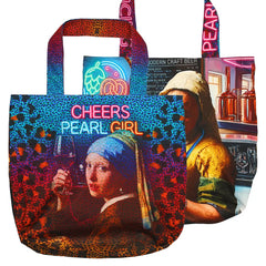 Canvas Taschenpanel Wendetasche - Pearl Girl