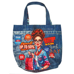 Canvas Taschenpanel Wendetasche - Tea Time