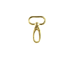 Karabinerhaken oval VENO 25 mm, gold - 190107