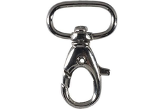 Karabinerhaken rund VENO 20 mm, silberfarbig - 197214