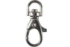 Karabinerhaken rund VENO 8 mm, silberfarbig - 197212