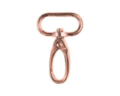 Karabinerhaken oval VENO 25 mm, rosegold - 190157
