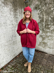 Merino Strickstoff - 1338 burgundy