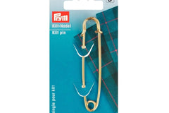 Kilt-Nadel PRYM gold, 76 mm