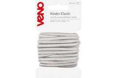 Kinder Elastic VENO 5 mm, 3 m, weiß