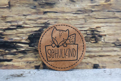 Kunstleder Label/Aufnäher Schulkind