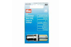 LED Ersatzlampe für Nähmaschinen PRYM 2,5 W, Bajonettfassung