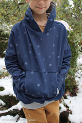 Sweatshirtstoff Beyond Nordic by Christiane Zielinski - Schneeflocke
