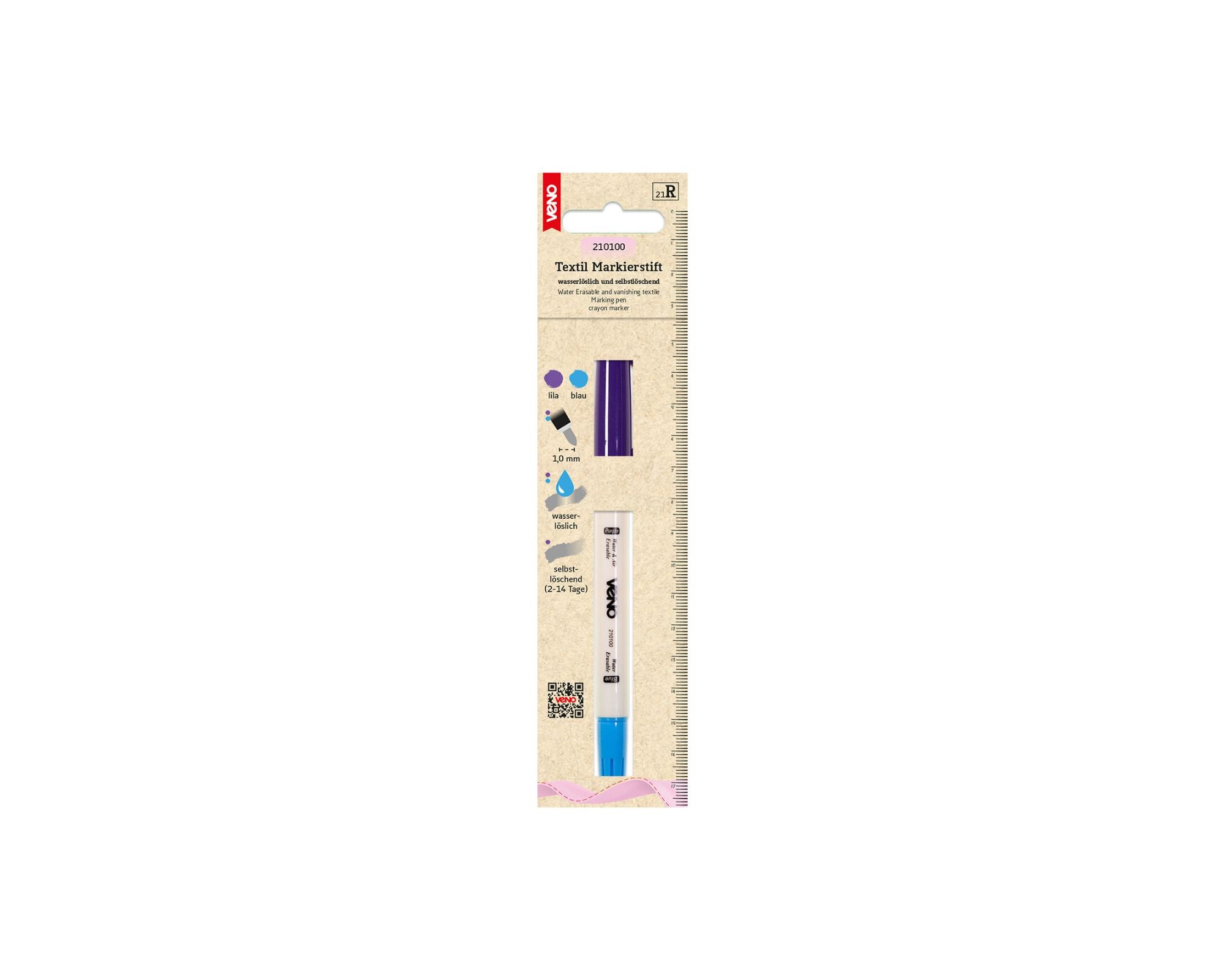Textil Markierstift VENO - wasserlöslich und selbstlöschend - 210100 ...