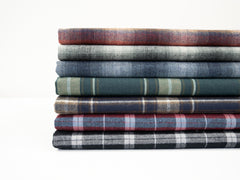 Baumwollflanell Maverick - 339 burgundy