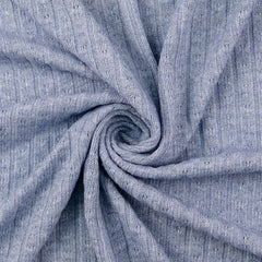 Metallic Strickstoff Jenny - 5028 jeansblau