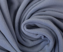 Reststück: 1,50 Meter Microfleece uni rauchblau