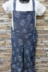 Stretch Jeansstoff Drachen SH