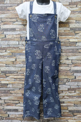 Stretch Jeansstoff Drachen SH