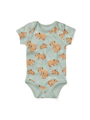 Baumwolljersey Capybara Friends by mrs. Mint Design