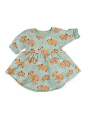 Baumwolljersey Capybara Friends by mrs. Mint Design
