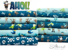 Baumwolljersey Ahoi! by mrs. Mint Design