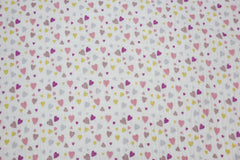 Double Gauze Musselin Lovely Hearts