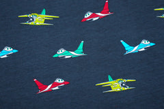 Baumwolljersey Niklas Planes - dunkelblau