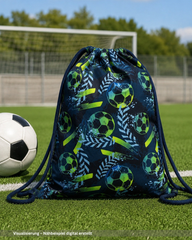 Baumwollstoff fliegender Fussball
