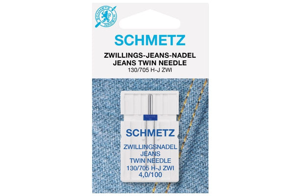 Nähmaschinennadel Zwillings-Jeans-Nadel 4,0/100 - 053110