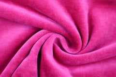 Reststück: 1,00m Nickistoff in fuchsia