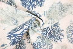 Dekostoff Blue Corals