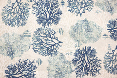 Dekostoff Blue Corals