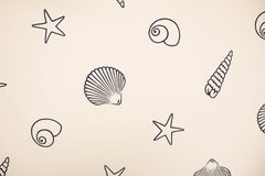 Dekostoff Muscheln