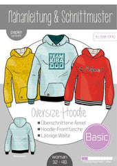 Schnittmuster Kibadoo Damen Oversize Hoodie