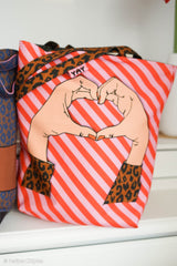 Canvas Panel Cherry Picking Bag - "Bullshit Remover" + Herzhände