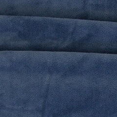 Reststück: 1,20 m - Wellness Fleece taubenblau