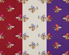 Baumwoll Popeline Cute Dogs