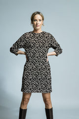 Viskose Strickjacquard Frieda