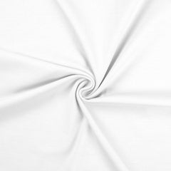 Baumwolljersey Uni White by Qjutie