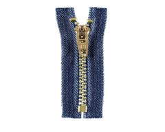Reißverschluss M45 Jeans Hakenfeststeller gold - 1993