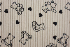 Rippen Cordstoff Teddybär