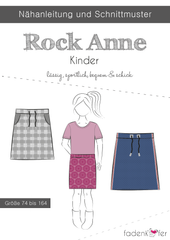 Schnittmuster Fadenkäfer Rock Anne Kinder
